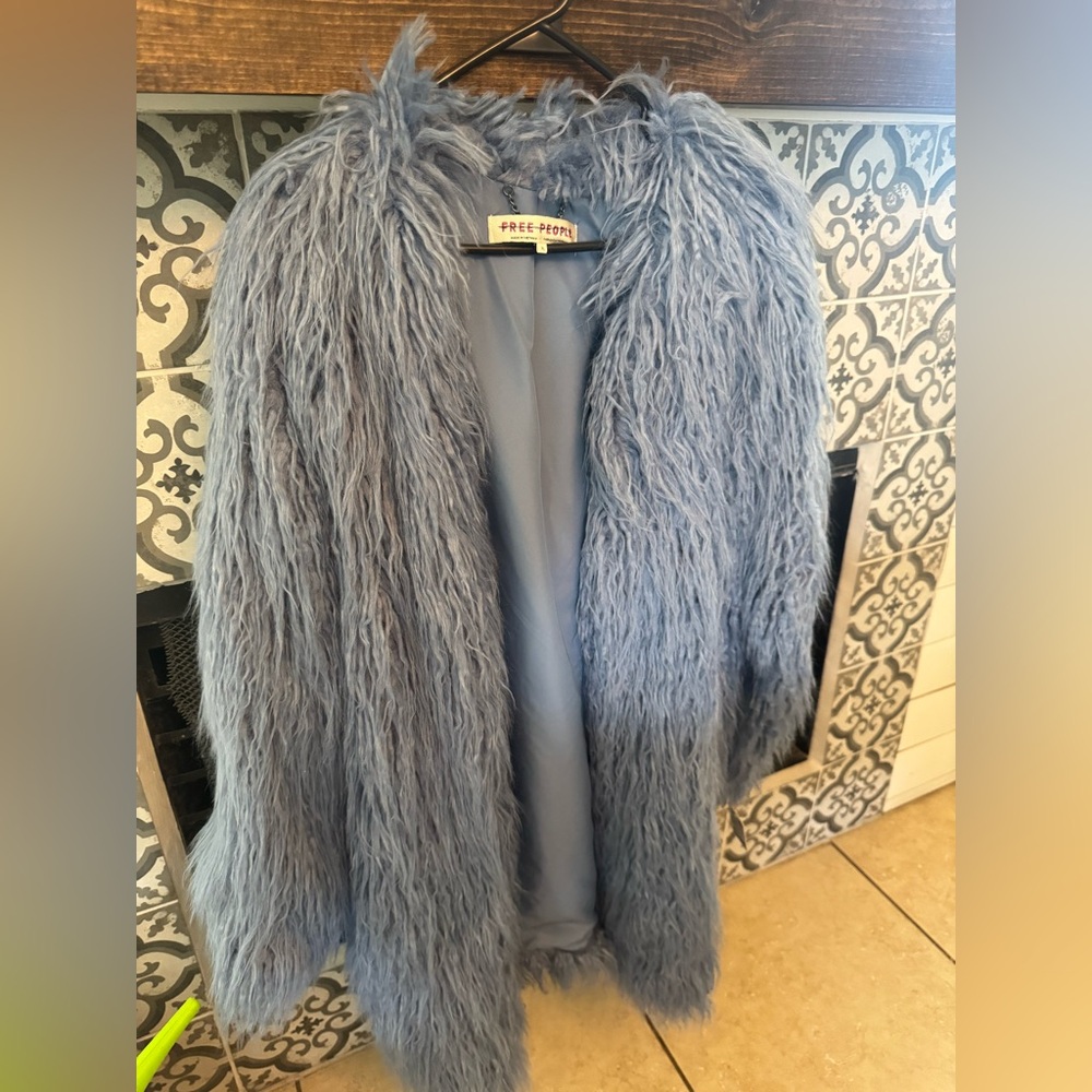 NWT Free People Renata Fur Coat Jacket Oversized Taylor Swift - Picture 5 of 11